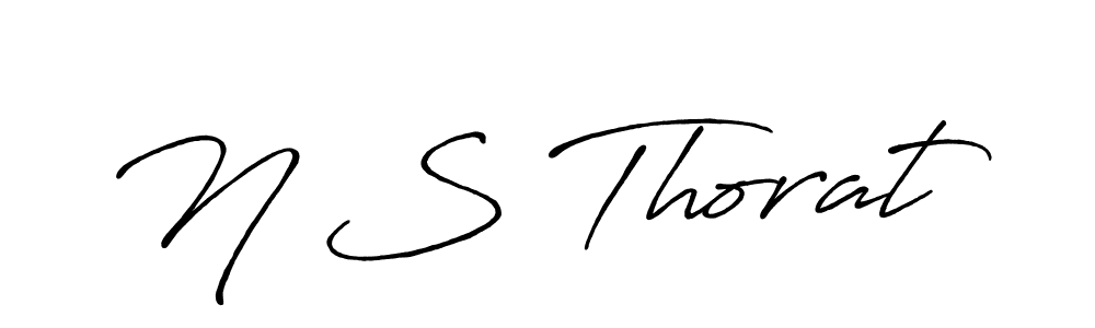 Similarly Antro_Vectra_Bolder is the best handwritten signature design. Signature creator online .You can use it as an online autograph creator for name N S Thorat. N S Thorat signature style 7 images and pictures png