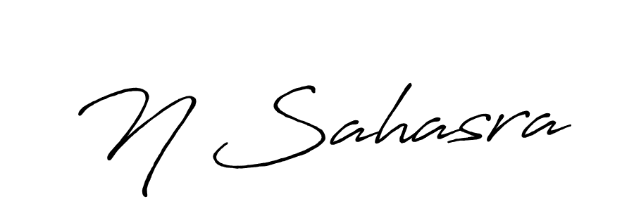 You can use this online signature creator to create a handwritten signature for the name N Sahasra. This is the best online autograph maker. N Sahasra signature style 7 images and pictures png