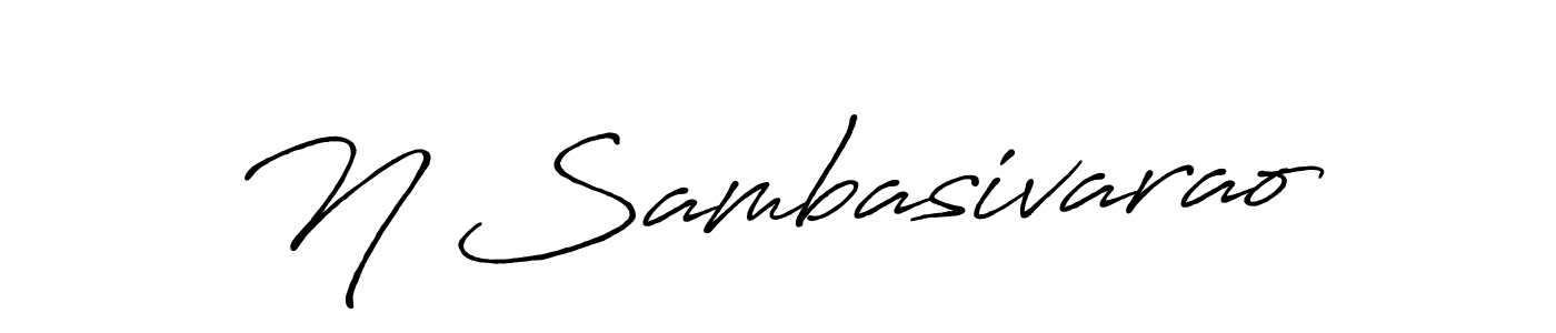 Also You can easily find your signature by using the search form. We will create N Sambasivarao name handwritten signature images for you free of cost using Antro_Vectra_Bolder sign style. N Sambasivarao signature style 7 images and pictures png