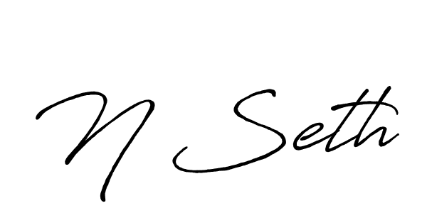 See photos of N Seth official signature by Spectra . Check more albums & portfolios. Read reviews & check more about Antro_Vectra_Bolder font. N Seth signature style 7 images and pictures png