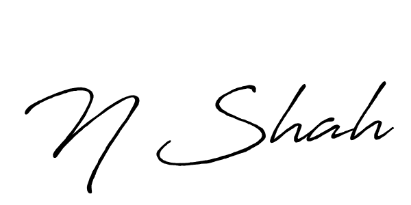 It looks lik you need a new signature style for name N Shah. Design unique handwritten (Antro_Vectra_Bolder) signature with our free signature maker in just a few clicks. N Shah signature style 7 images and pictures png