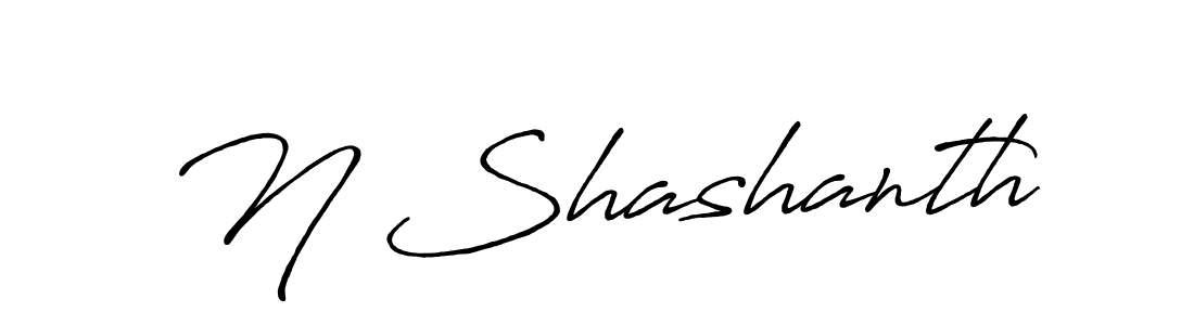if you are searching for the best signature style for your name N Shashanth. so please give up your signature search. here we have designed multiple signature styles  using Antro_Vectra_Bolder. N Shashanth signature style 7 images and pictures png