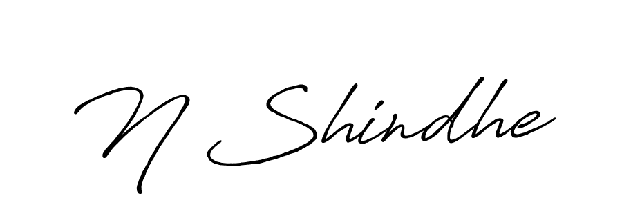 Also we have N Shindhe name is the best signature style. Create professional handwritten signature collection using Antro_Vectra_Bolder autograph style. N Shindhe signature style 7 images and pictures png