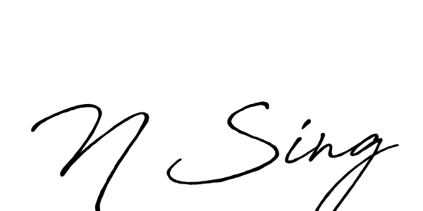 Here are the top 10 professional signature styles for the name N Sing. These are the best autograph styles you can use for your name. N Sing signature style 7 images and pictures png