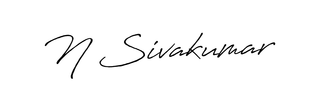 Make a beautiful signature design for name N Sivakumar. Use this online signature maker to create a handwritten signature for free. N Sivakumar signature style 7 images and pictures png