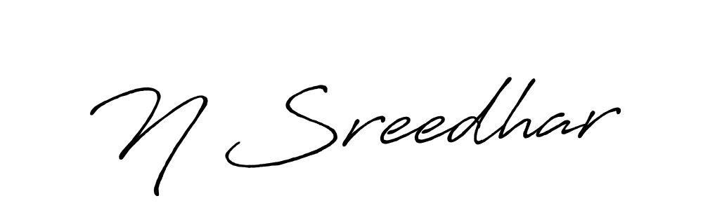 Also we have N Sreedhar name is the best signature style. Create professional handwritten signature collection using Antro_Vectra_Bolder autograph style. N Sreedhar signature style 7 images and pictures png