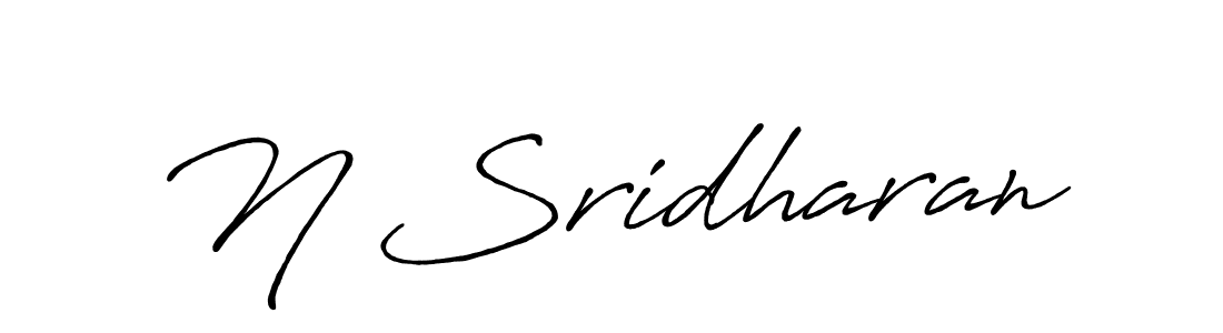 Antro_Vectra_Bolder is a professional signature style that is perfect for those who want to add a touch of class to their signature. It is also a great choice for those who want to make their signature more unique. Get N Sridharan name to fancy signature for free. N Sridharan signature style 7 images and pictures png