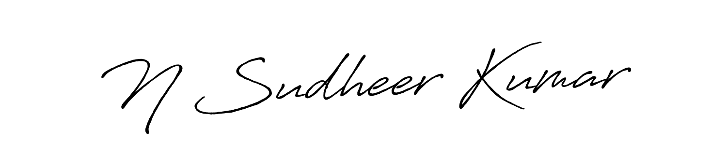 Also You can easily find your signature by using the search form. We will create N Sudheer Kumar name handwritten signature images for you free of cost using Antro_Vectra_Bolder sign style. N Sudheer Kumar signature style 7 images and pictures png