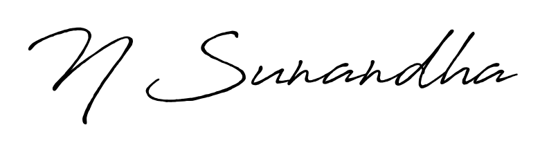 Turn your name N Sunandha into a signature brand with Antro_Vectra_Bolder styling. Download in standard PNG or transparent format anytime. N Sunandha signature style 7 images and pictures png