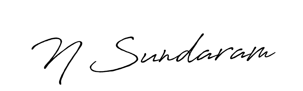 Antro_Vectra_Bolder is a professional signature style that is perfect for those who want to add a touch of class to their signature. It is also a great choice for those who want to make their signature more unique. Get N Sundaram name to fancy signature for free. N Sundaram signature style 7 images and pictures png