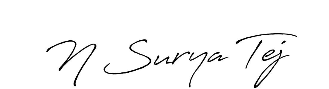 Also You can easily find your signature by using the search form. We will create N Surya Tej name handwritten signature images for you free of cost using Antro_Vectra_Bolder sign style. N Surya Tej signature style 7 images and pictures png