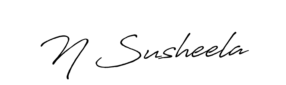 Make a beautiful signature design for name N Susheela. Use this online signature maker to create a handwritten signature for free. N Susheela signature style 7 images and pictures png