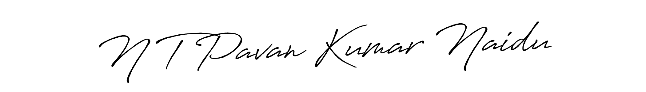 How to make N T Pavan Kumar Naidu signature? Antro_Vectra_Bolder is a professional autograph style. Create handwritten signature for N T Pavan Kumar Naidu name. N T Pavan Kumar Naidu signature style 7 images and pictures png