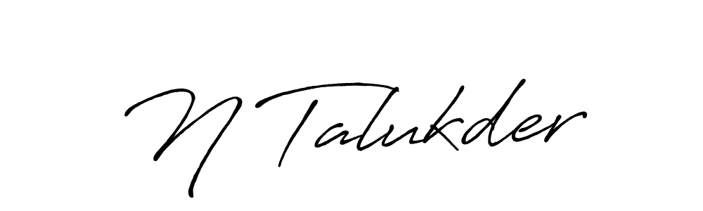 You should practise on your own different ways (Antro_Vectra_Bolder) to write your name (N Talukder) in signature. don't let someone else do it for you. N Talukder signature style 7 images and pictures png