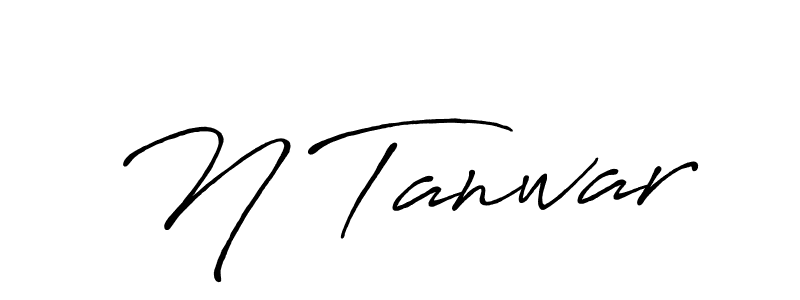 if you are searching for the best signature style for your name N Tanwar. so please give up your signature search. here we have designed multiple signature styles  using Antro_Vectra_Bolder. N Tanwar signature style 7 images and pictures png
