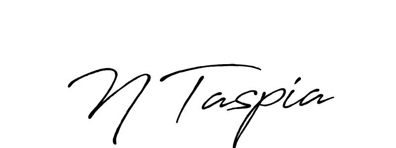 You should practise on your own different ways (Antro_Vectra_Bolder) to write your name (N Taspia) in signature. don't let someone else do it for you. N Taspia signature style 7 images and pictures png