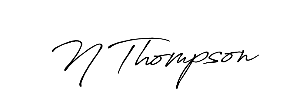 Similarly Antro_Vectra_Bolder is the best handwritten signature design. Signature creator online .You can use it as an online autograph creator for name N Thompson. N Thompson signature style 7 images and pictures png