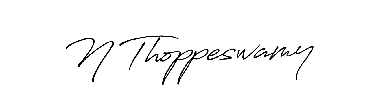 Make a beautiful signature design for name N Thoppeswamy. Use this online signature maker to create a handwritten signature for free. N Thoppeswamy signature style 7 images and pictures png