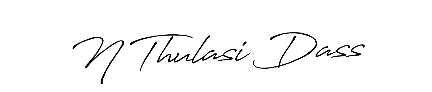 Make a beautiful signature design for name N Thulasi Dass. With this signature (Antro_Vectra_Bolder) style, you can create a handwritten signature for free. N Thulasi Dass signature style 7 images and pictures png