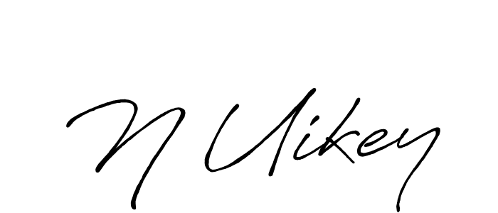 Make a beautiful signature design for name N Uikey. With this signature (Antro_Vectra_Bolder) style, you can create a handwritten signature for free. N Uikey signature style 7 images and pictures png