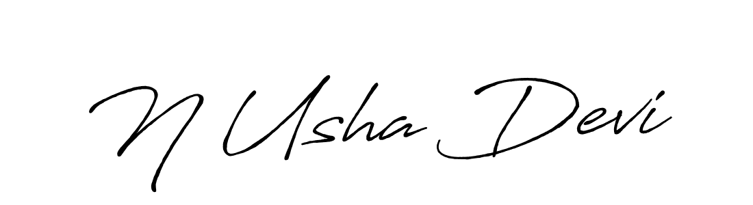 It looks lik you need a new signature style for name N Usha Devi. Design unique handwritten (Antro_Vectra_Bolder) signature with our free signature maker in just a few clicks. N Usha Devi signature style 7 images and pictures png