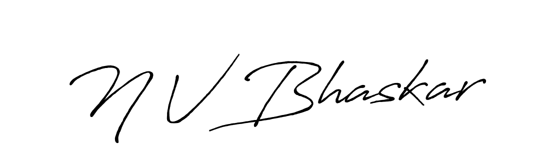 You can use this online signature creator to create a handwritten signature for the name N V Bhaskar. This is the best online autograph maker. N V Bhaskar signature style 7 images and pictures png