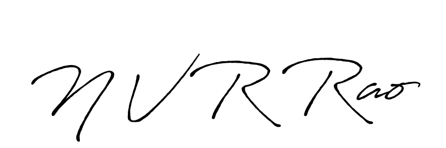 Similarly Antro_Vectra_Bolder is the best handwritten signature design. Signature creator online .You can use it as an online autograph creator for name N V R Rao. N V R Rao signature style 7 images and pictures png