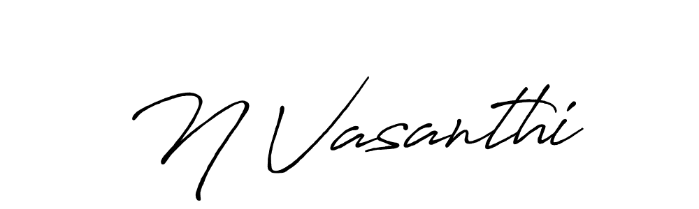 if you are searching for the best signature style for your name N Vasanthi. so please give up your signature search. here we have designed multiple signature styles  using Antro_Vectra_Bolder. N Vasanthi signature style 7 images and pictures png