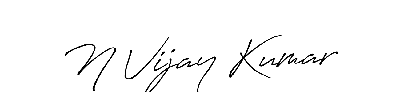 Make a beautiful signature design for name N Vijay Kumar. Use this online signature maker to create a handwritten signature for free. N Vijay Kumar signature style 7 images and pictures png