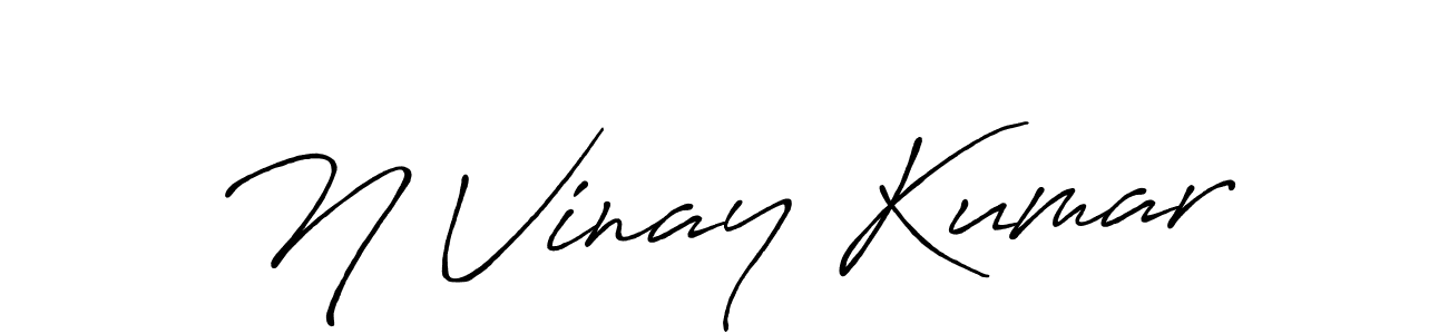 You can use this online signature creator to create a handwritten signature for the name N Vinay Kumar. This is the best online autograph maker. N Vinay Kumar signature style 7 images and pictures png