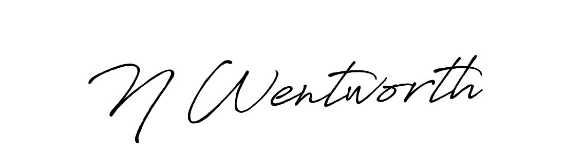 Make a beautiful signature design for name N Wentworth. Use this online signature maker to create a handwritten signature for free. N Wentworth signature style 7 images and pictures png