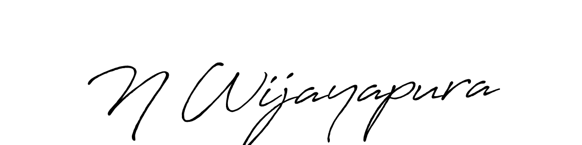 Make a beautiful signature design for name N Wijayapura. Use this online signature maker to create a handwritten signature for free. N Wijayapura signature style 7 images and pictures png