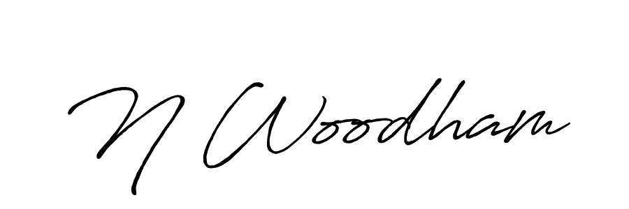 It looks lik you need a new signature style for name N Woodham. Design unique handwritten (Antro_Vectra_Bolder) signature with our free signature maker in just a few clicks. N Woodham signature style 7 images and pictures png
