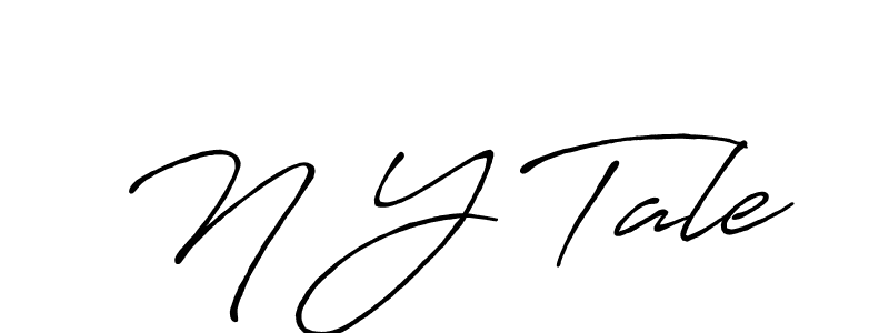 Make a beautiful signature design for name N Y Tale. Use this online signature maker to create a handwritten signature for free. N Y Tale signature style 7 images and pictures png