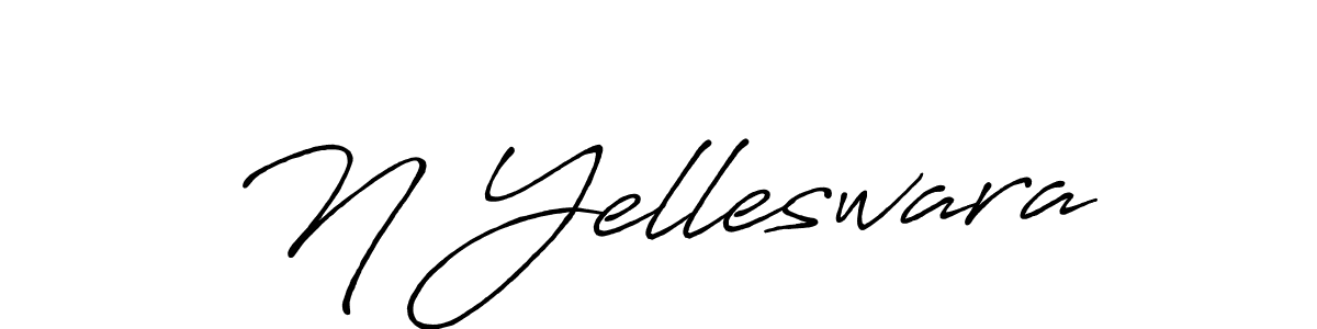 Similarly Antro_Vectra_Bolder is the best handwritten signature design. Signature creator online .You can use it as an online autograph creator for name N Yelleswara. N Yelleswara signature style 7 images and pictures png