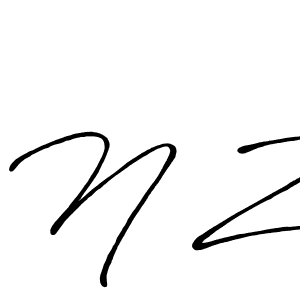 Also we have N Z name is the best signature style. Create professional handwritten signature collection using Antro_Vectra_Bolder autograph style. N Z signature style 7 images and pictures png