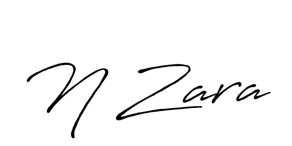 if you are searching for the best signature style for your name N Zara. so please give up your signature search. here we have designed multiple signature styles  using Antro_Vectra_Bolder. N Zara signature style 7 images and pictures png