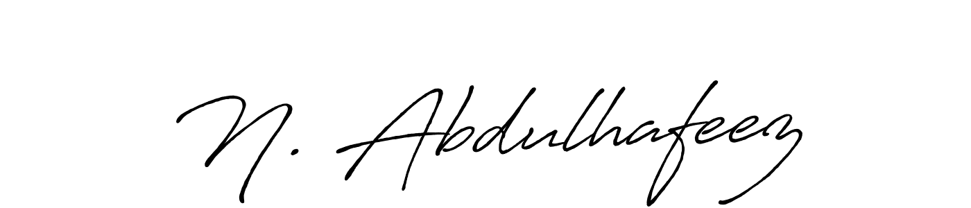 Make a beautiful signature design for name N. Abdulhafeez. Use this online signature maker to create a handwritten signature for free. N. Abdulhafeez signature style 7 images and pictures png