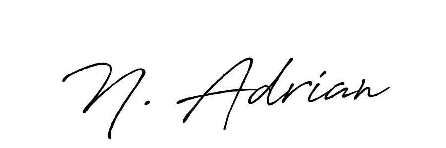 You should practise on your own different ways (Antro_Vectra_Bolder) to write your name (N. Adrian) in signature. don't let someone else do it for you. N. Adrian signature style 7 images and pictures png