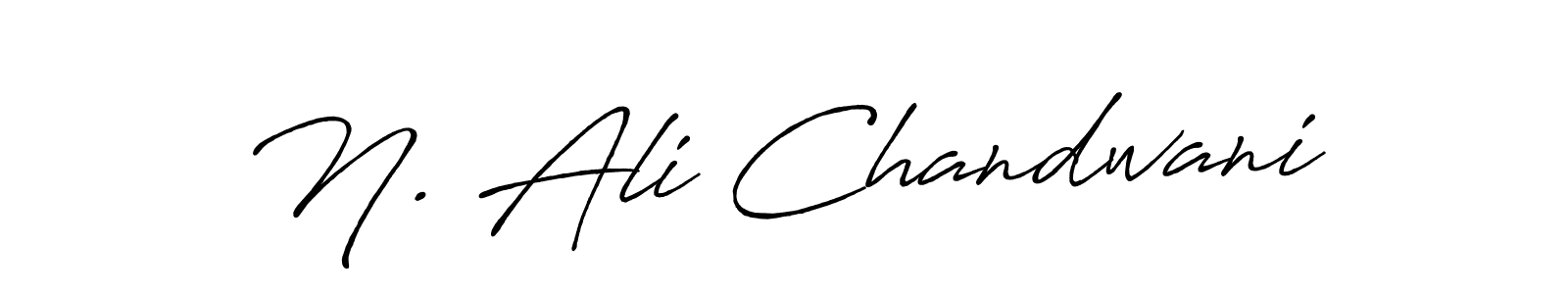 Also You can easily find your signature by using the search form. We will create N. Ali Chandwani name handwritten signature images for you free of cost using Antro_Vectra_Bolder sign style. N. Ali Chandwani signature style 7 images and pictures png