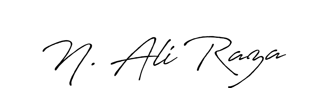 Make a short N. Ali Raza signature style. Manage your documents anywhere anytime using Antro_Vectra_Bolder. Create and add eSignatures, submit forms, share and send files easily. N. Ali Raza signature style 7 images and pictures png