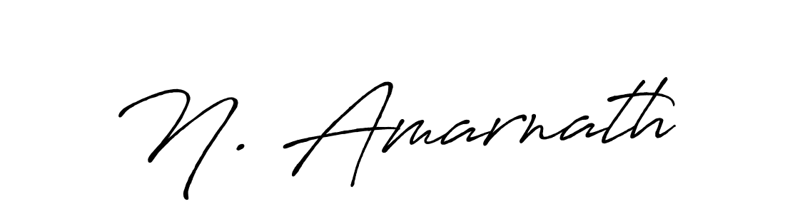 Create a beautiful signature design for name N. Amarnath. With this signature (Antro_Vectra_Bolder) fonts, you can make a handwritten signature for free. N. Amarnath signature style 7 images and pictures png