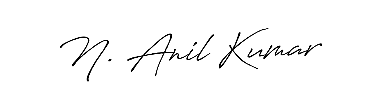 N. Anil Kumar stylish signature style. Best Handwritten Sign (Antro_Vectra_Bolder) for my name. Handwritten Signature Collection Ideas for my name N. Anil Kumar. N. Anil Kumar signature style 7 images and pictures png