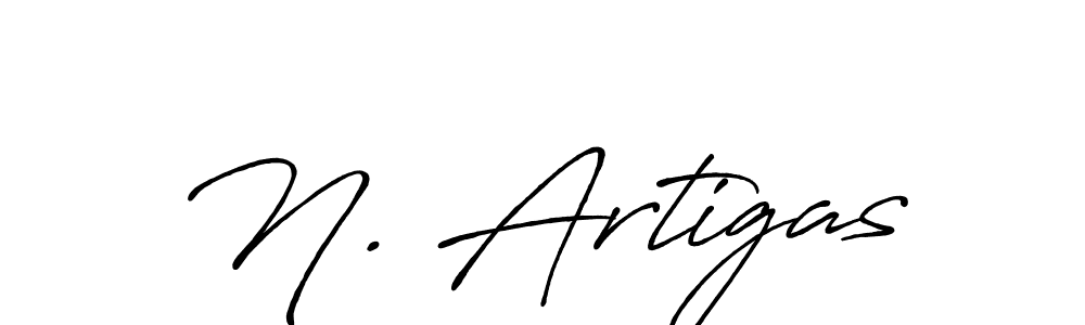 Make a beautiful signature design for name N. Artigas. With this signature (Antro_Vectra_Bolder) style, you can create a handwritten signature for free. N. Artigas signature style 7 images and pictures png