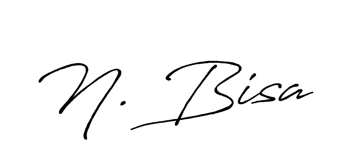 N. Bisa stylish signature style. Best Handwritten Sign (Antro_Vectra_Bolder) for my name. Handwritten Signature Collection Ideas for my name N. Bisa. N. Bisa signature style 7 images and pictures png