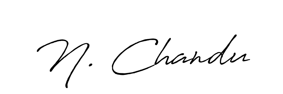 Make a beautiful signature design for name N. Chandu. Use this online signature maker to create a handwritten signature for free. N. Chandu signature style 7 images and pictures png