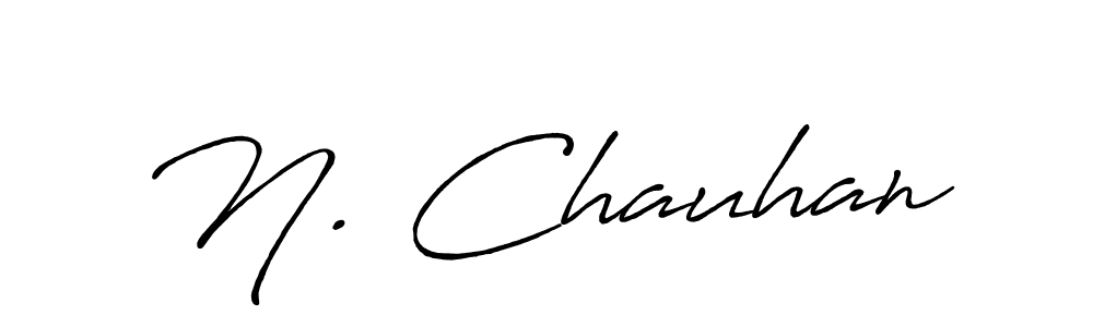 Also we have N. Chauhan name is the best signature style. Create professional handwritten signature collection using Antro_Vectra_Bolder autograph style. N. Chauhan signature style 7 images and pictures png