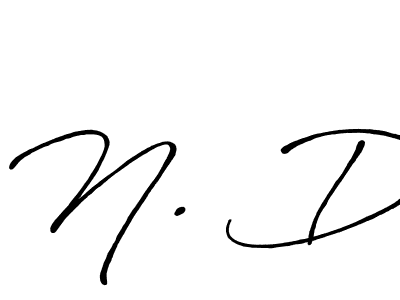 You should practise on your own different ways (Antro_Vectra_Bolder) to write your name (N. D) in signature. don't let someone else do it for you. N. D signature style 7 images and pictures png