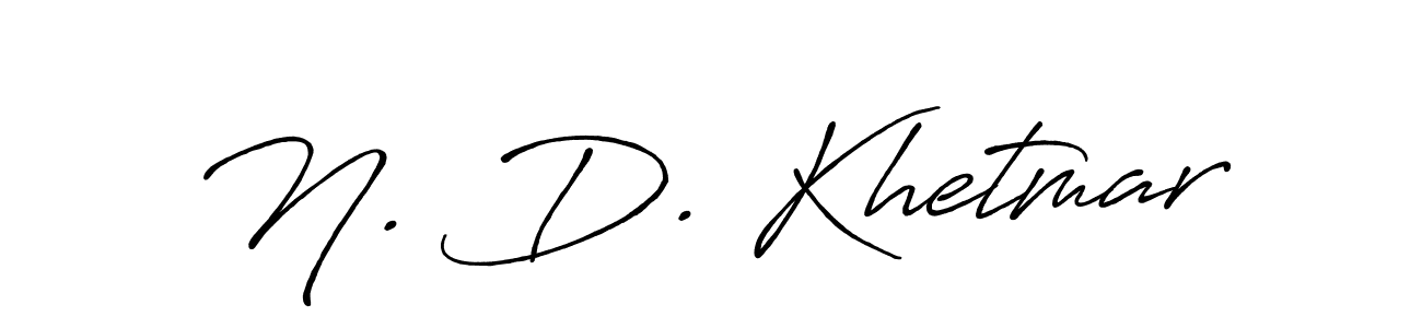 Here are the top 10 professional signature styles for the name N. D. Khetmar. These are the best autograph styles you can use for your name. N. D. Khetmar signature style 7 images and pictures png