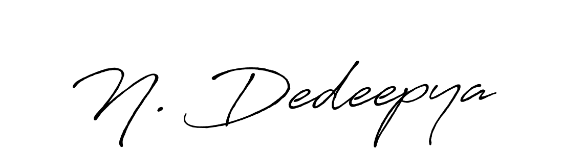 Best and Professional Signature Style for N. Dedeepya. Antro_Vectra_Bolder Best Signature Style Collection. N. Dedeepya signature style 7 images and pictures png